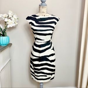 NWT Zebra 🦓 print Banana Republic linen dress
